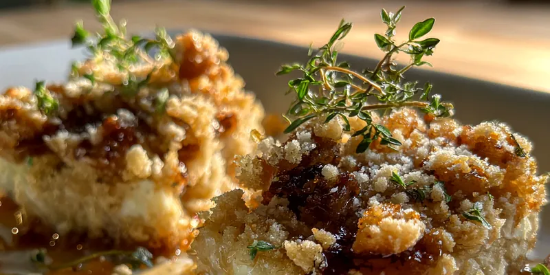 Snowy Vanilla Crumble